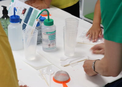 Fotos durante el taller de InvestIACS ¡Aquí hacemos ciencia! el 13 de junio en Colegio marianistas de Zaragoza