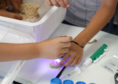 Fotos durante el taller de InvestIACS ¡Aquí hacemos ciencia! el 13 de junio en Colegio marianistas de Zaragoza